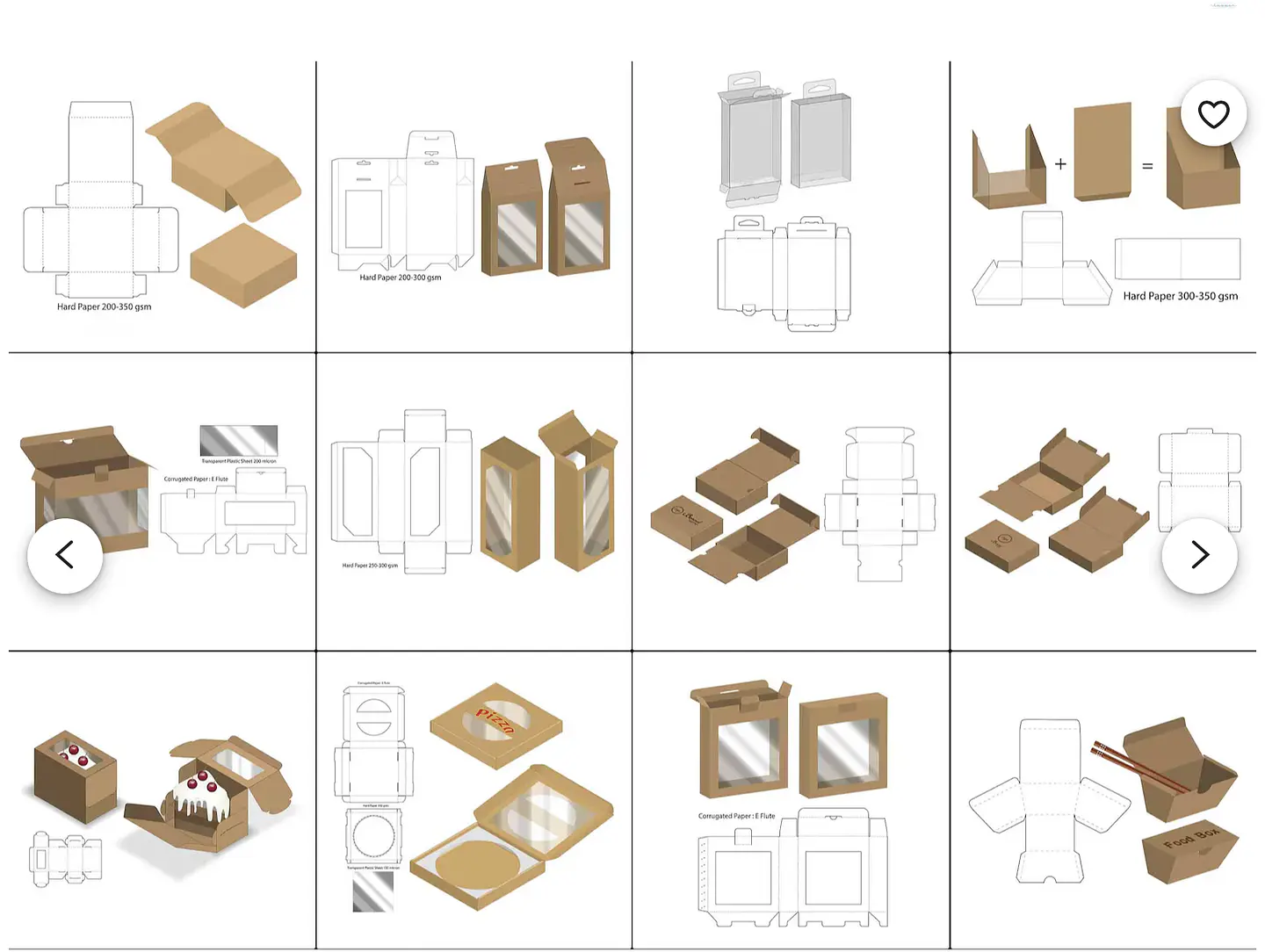 Arquivos Caixinhas em Geral Formatos Diversos 10