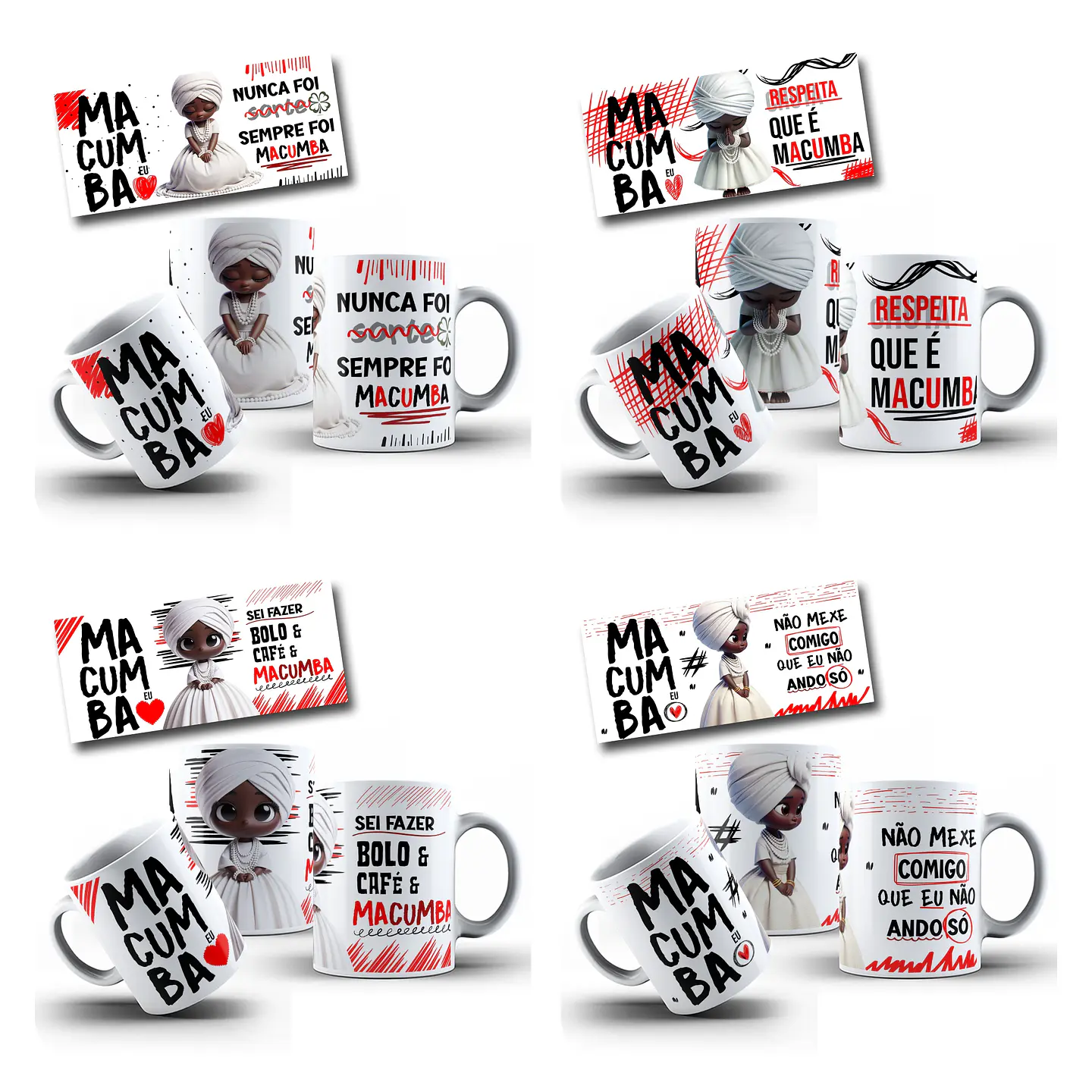 16 Artes Caneca e Copo Chopp Ubanda Arquivo Editável  1