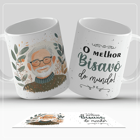 15 Artes Caneca Dia dos Avós Arquivo em Png