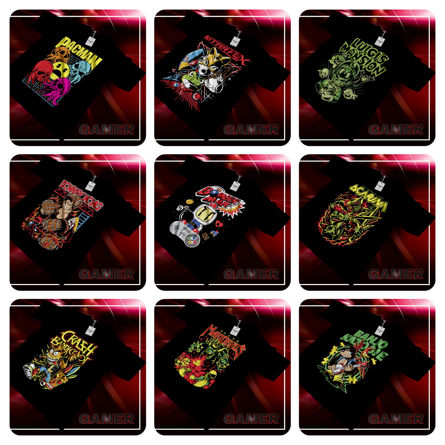 25 Artes Camisa Gamer Geek Arquivo em Png 2