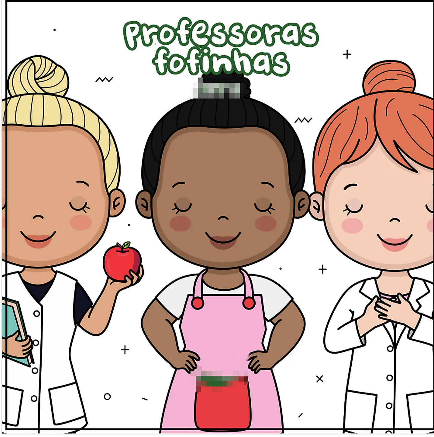 Kit Digital Dia dos Professores Mascotinhos para Montagem Completo Arquivos em Png 2