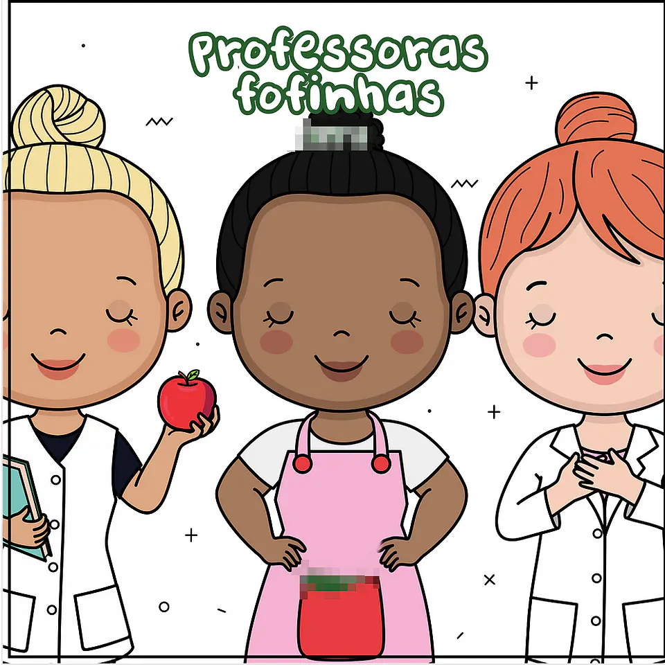 Kit Digital Dia dos Professores Mascotinhos para Montagem Completo Arquivos em Png 2