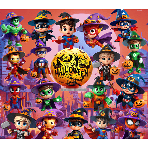 26 Artes Caneca Mais Kit Digital Halloween Arquivo em Jpg