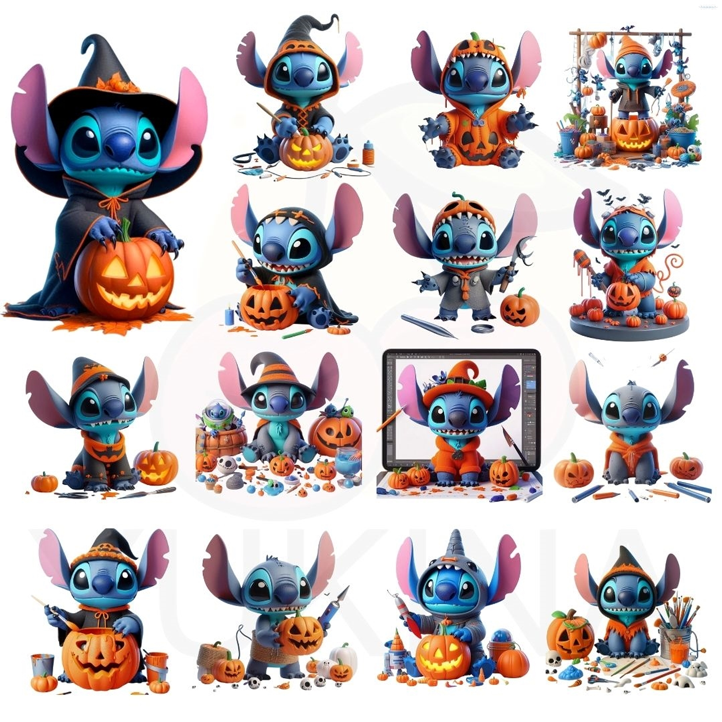 26 Artes Caneca Mais Kit Digital Halloween Arquivo em Jpg 10