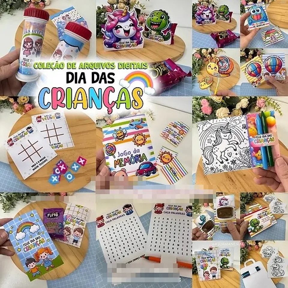 Arquivos de Corte Dia das Crianças Completo em Pdf  1