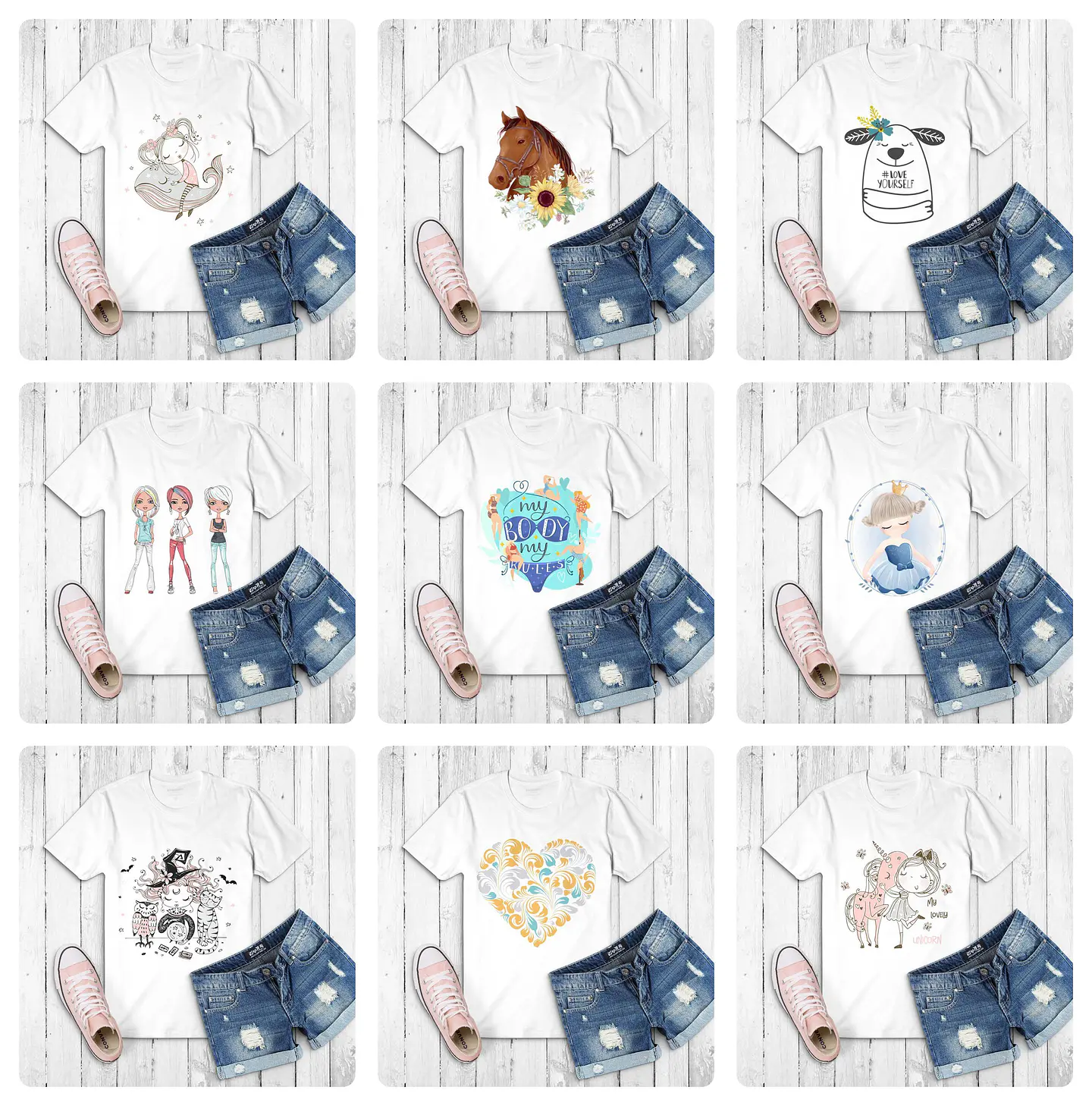 82 Artes Camisa Meninas Mulher Arquivo em Png 1