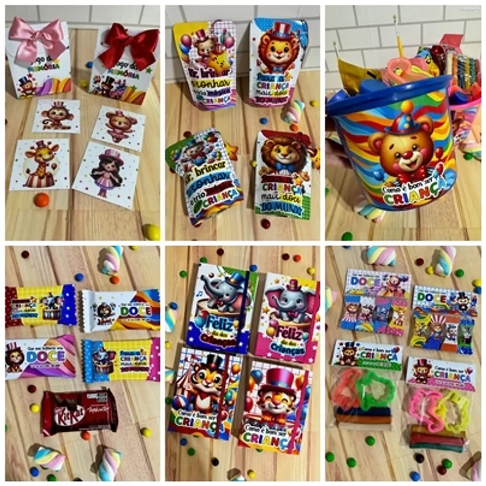 Arquivos de Corte Dia das Crianças Completo em Pdf  4