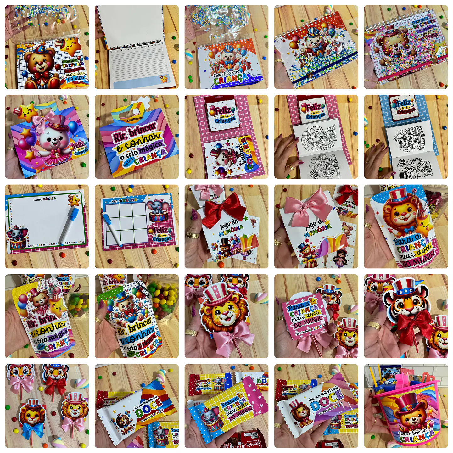 Arquivos de Corte Dia das Crianças Completo em Pdf  6