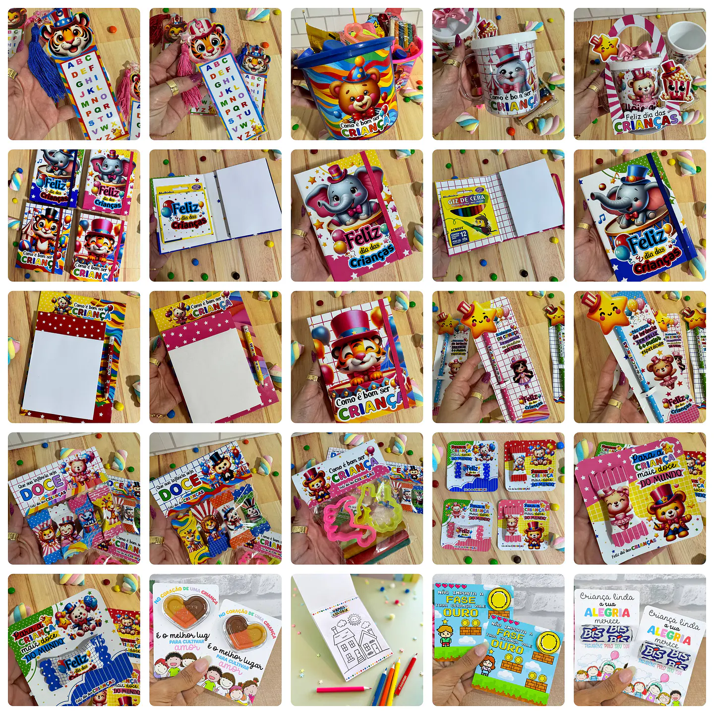 Arquivos de Corte Dia das Crianças Completo em Pdf  7