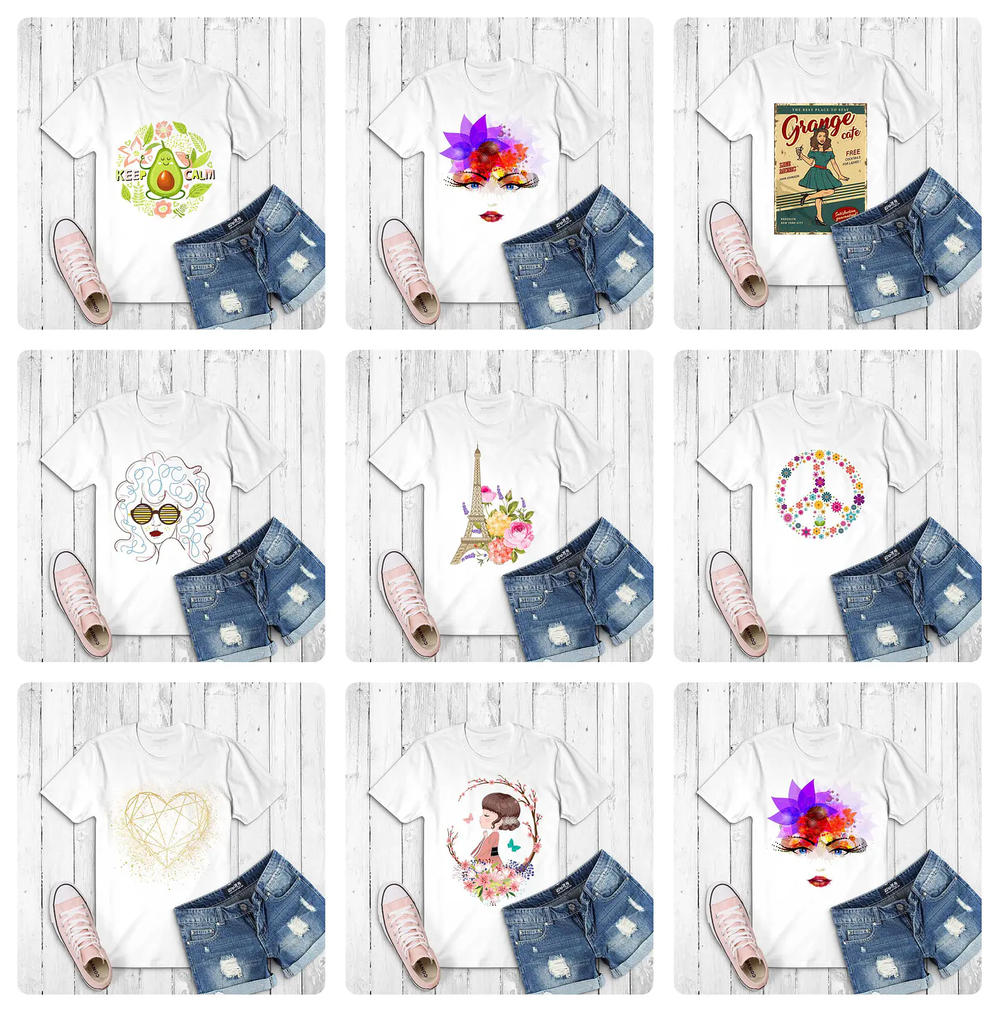 82 Artes Camisa Meninas Mulher Arquivo em Png 7