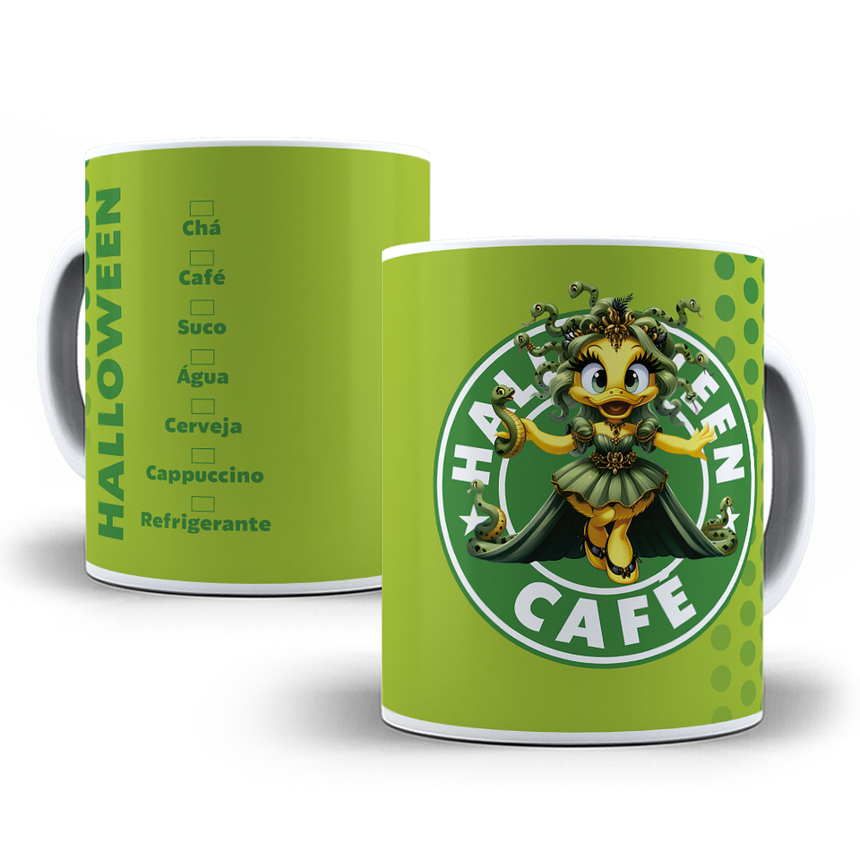 10 Artes para Caneca Halloween Starbucks Arquivo em Jpg  3