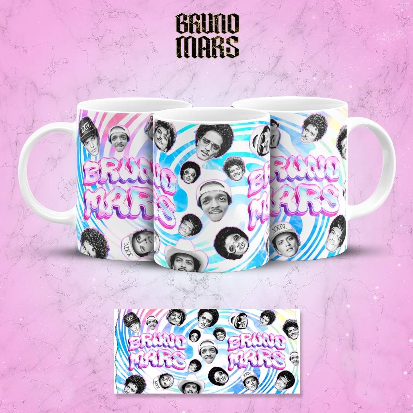 14 Artes para Canecas Bruno Mars Arquivo em Pdf 2