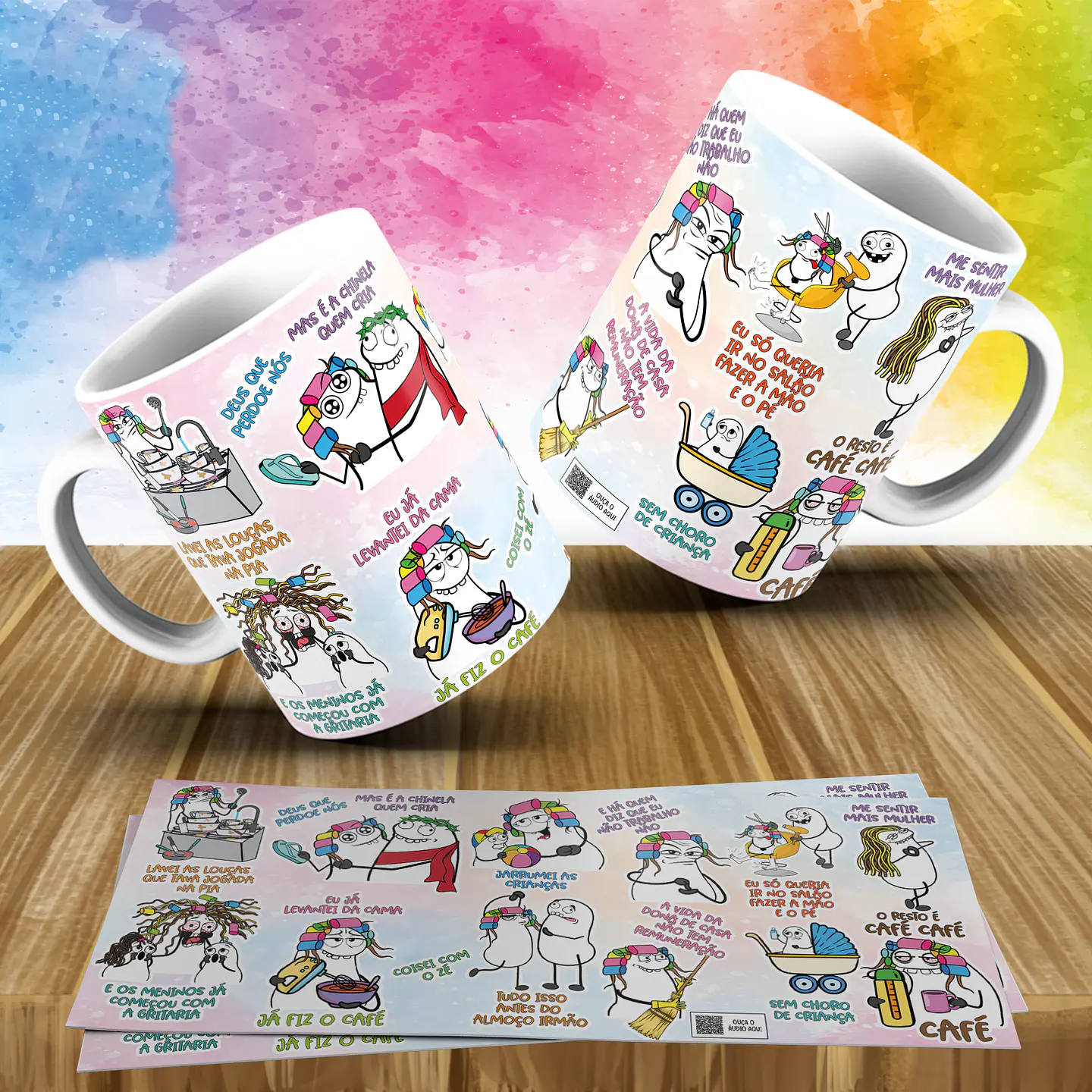 Arte Caneca Lavei as louças que tava jogada na pia e os meninos já começou com a gritaria Musica Grelo Parodia Arquivo em Jpg  1