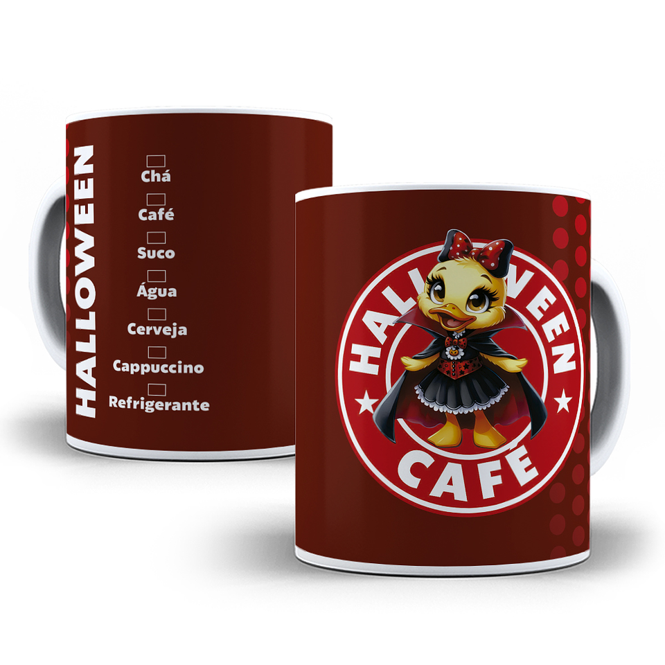 10 Artes para Caneca Halloween Starbucks Arquivo em Jpg  5