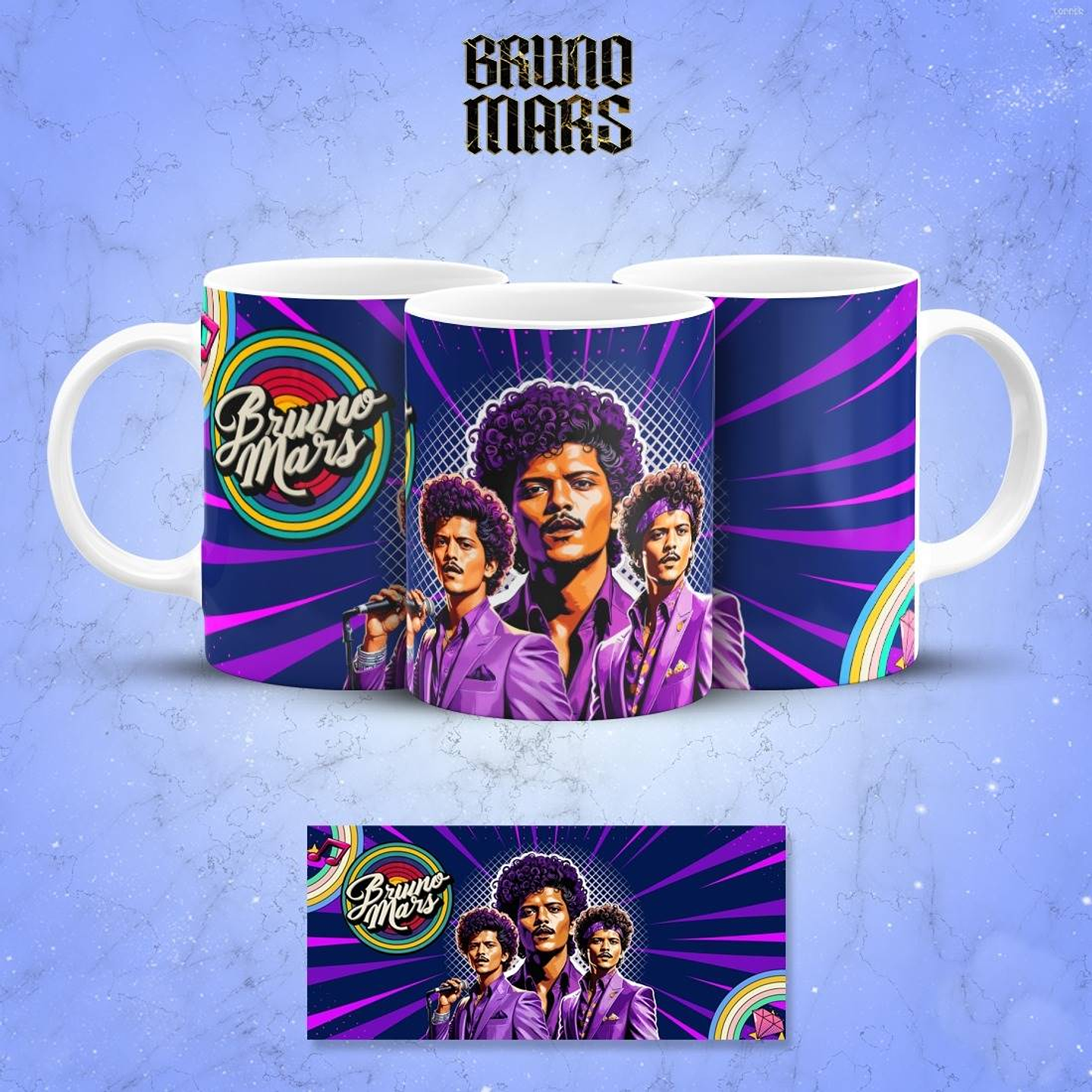 14 Artes para Canecas Bruno Mars Arquivo em Pdf 6