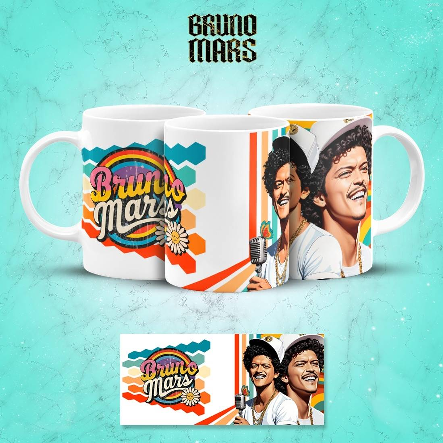 14 Artes para Canecas Bruno Mars Arquivo em Pdf 9