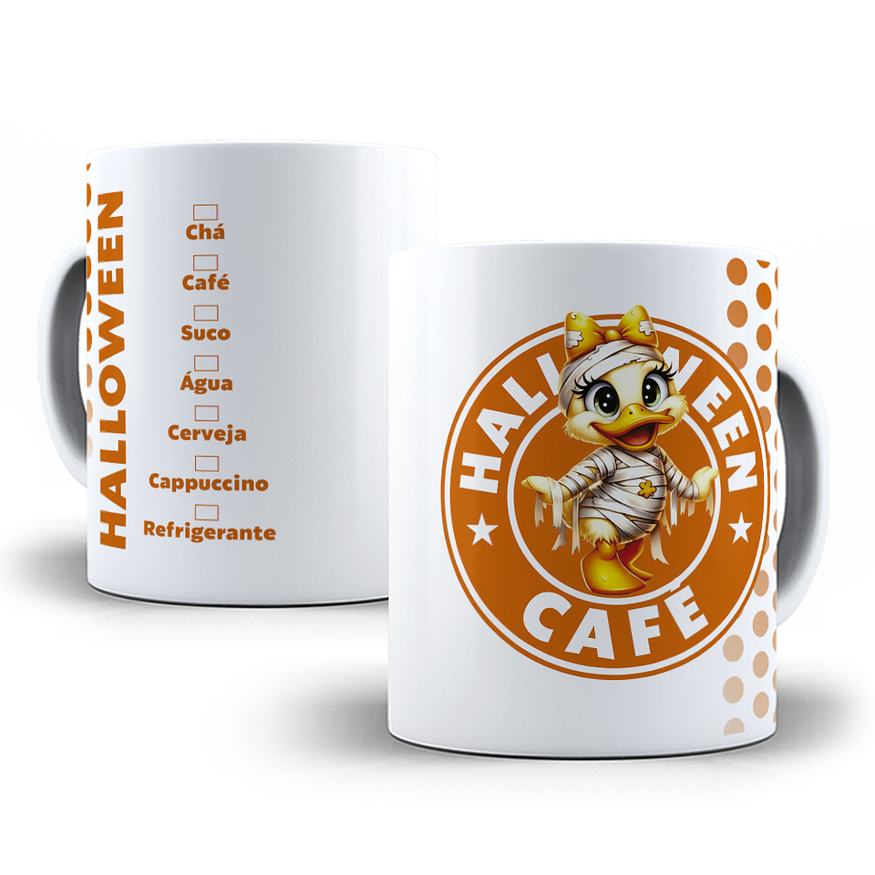 10 Artes para Caneca Halloween Starbucks Arquivo em Jpg  9