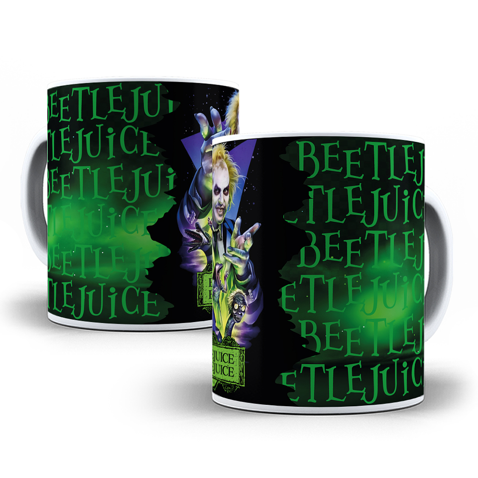 15 Artes para Canecas BeetleJuice Arquivo em em Jpg 8