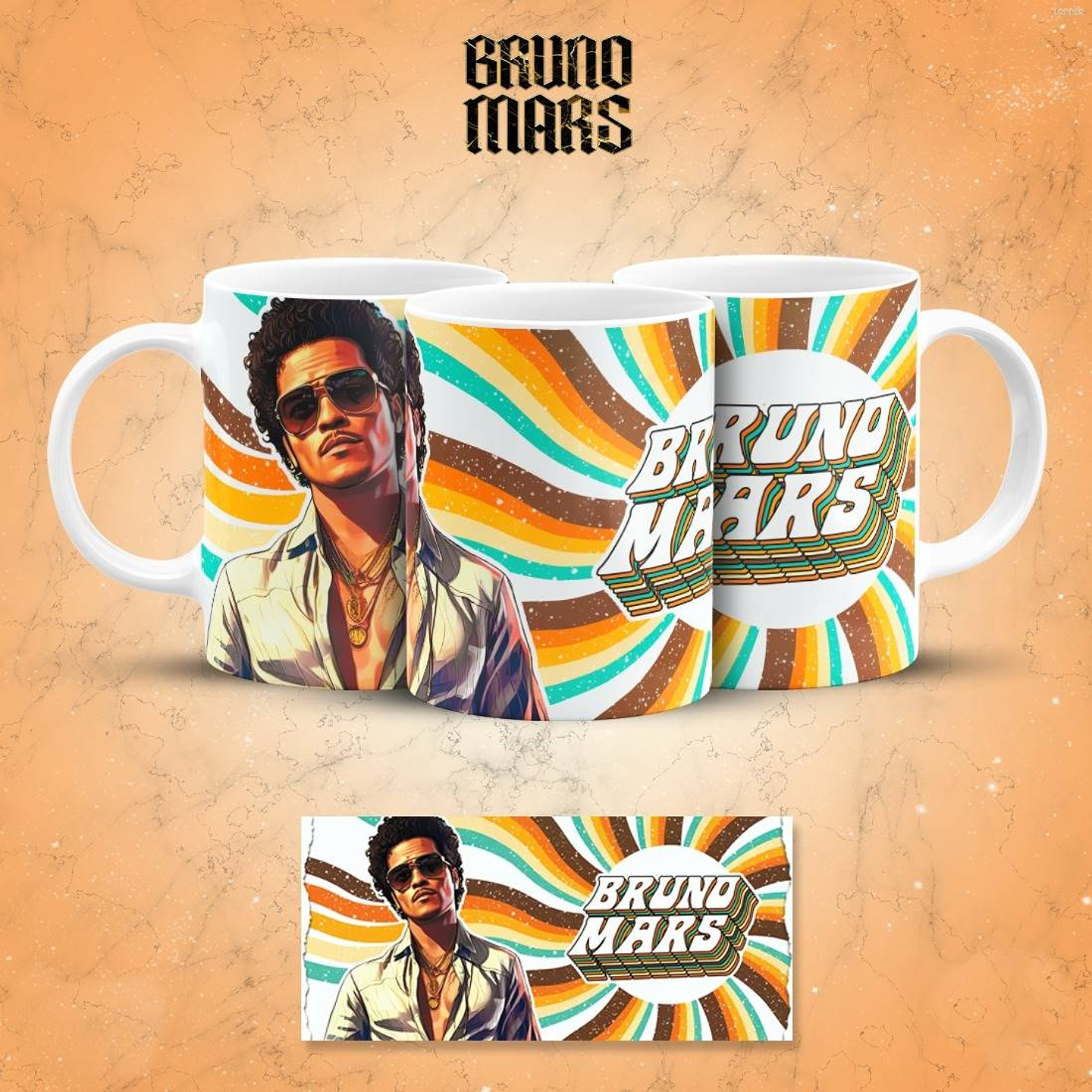14 Artes para Canecas Bruno Mars Arquivo em Pdf 12