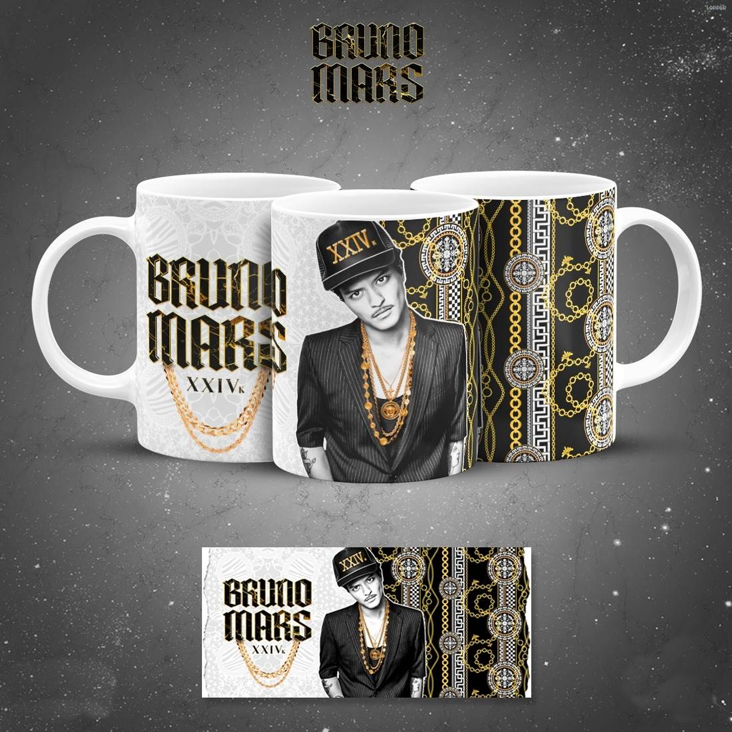 14 Artes para Canecas Bruno Mars Arquivo em Pdf 14