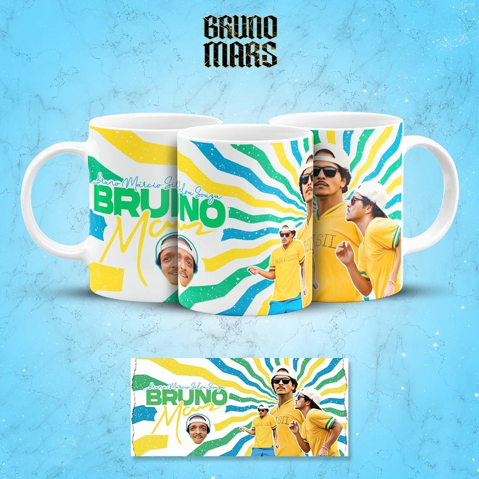 14 Artes para Canecas Bruno Mars Arquivo em Pdf 15