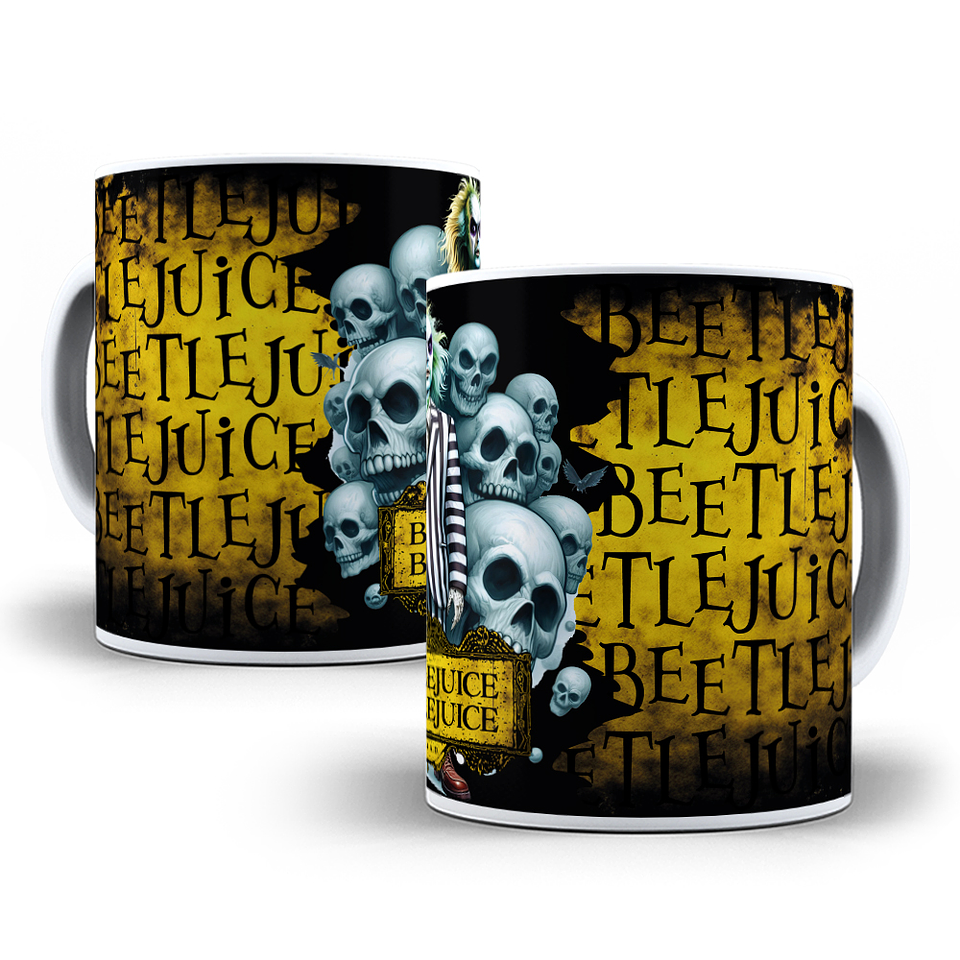 15 Artes para Canecas BeetleJuice Arquivo em em Jpg 11