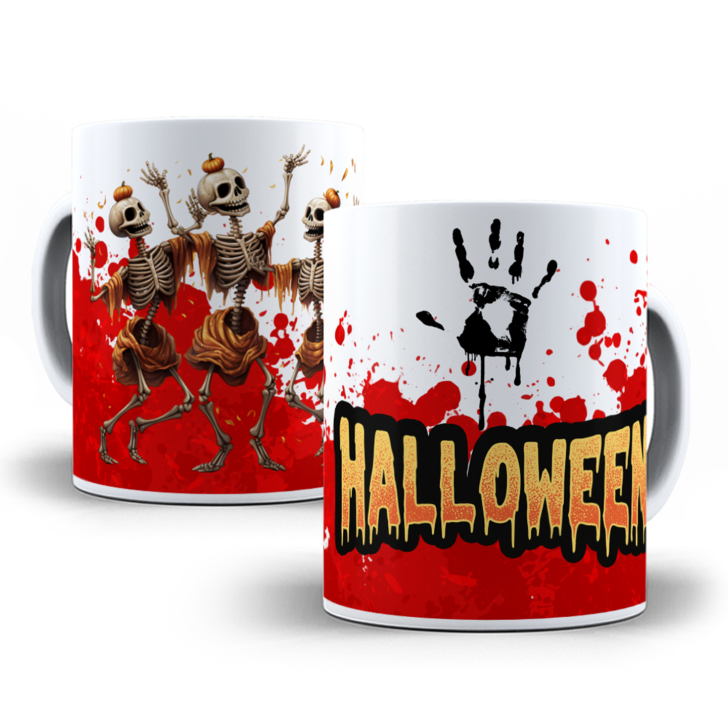 16 Artes para Canecas Dia das Bruxas Filme Halloween Arquivo em Png 10