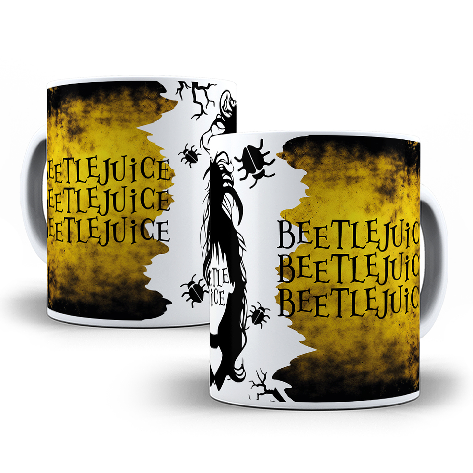 15 Artes para Canecas BeetleJuice Arquivo em em Jpg 14