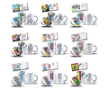 34 Artes para Caneca Dia das Crianças Para Colorir Personagens Arquivo Png 