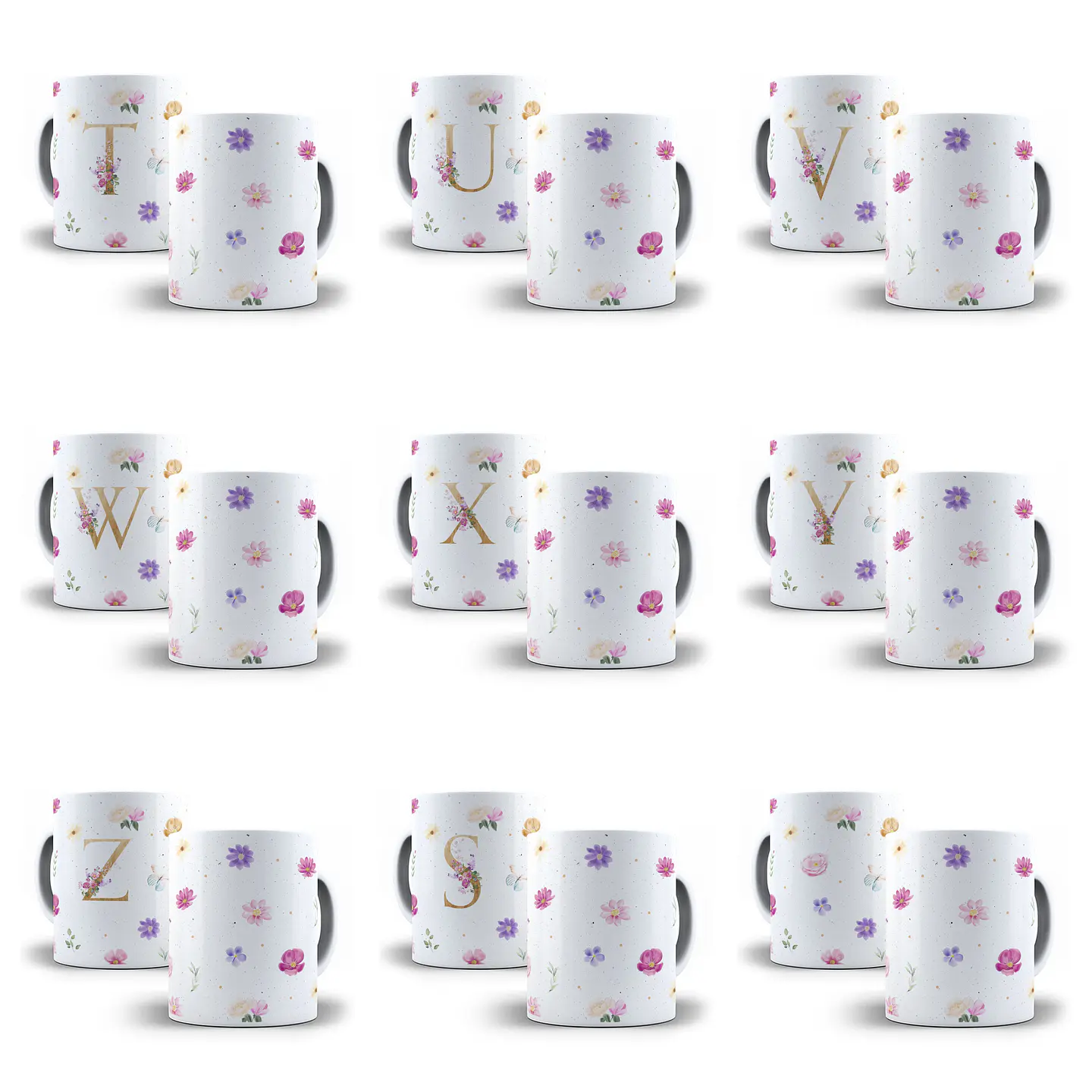 43 Artes para Caneca Alfabeto e Outras Arquivo Png  4