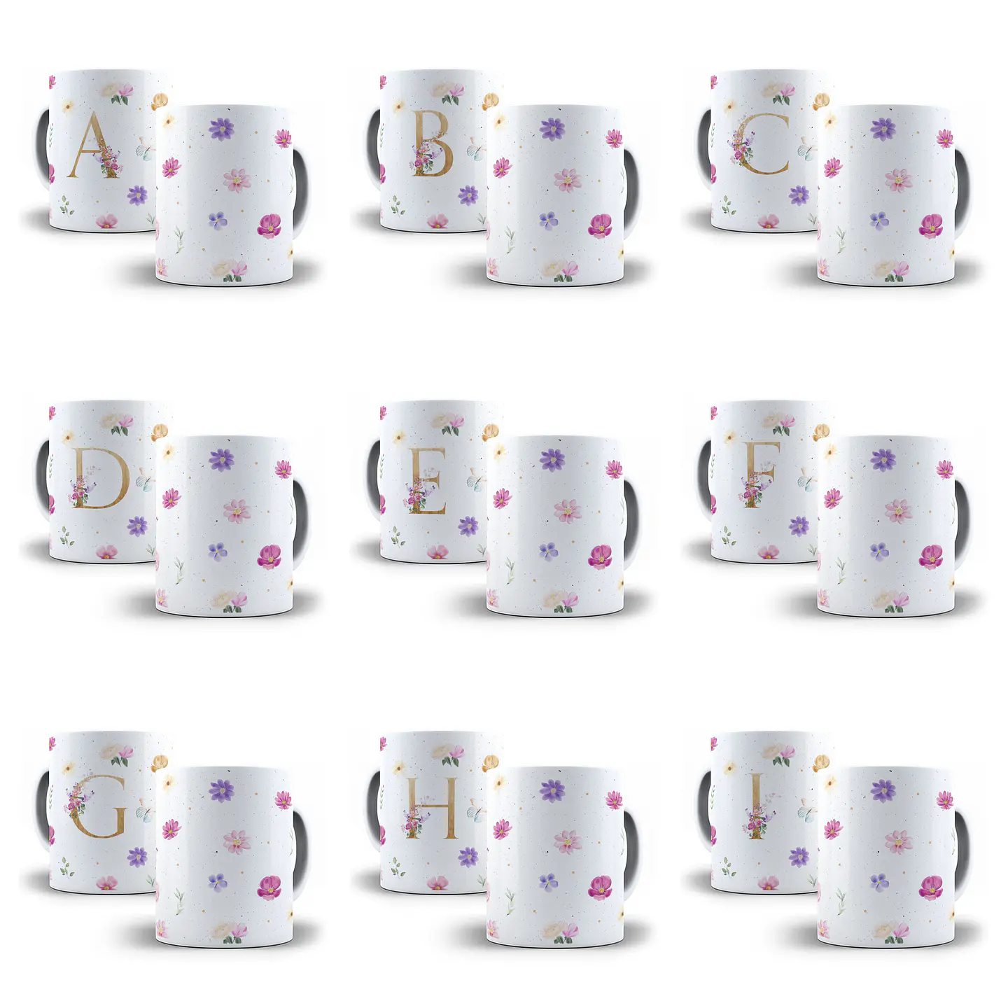 43 Artes para Caneca Alfabeto e Outras Arquivo Png  5