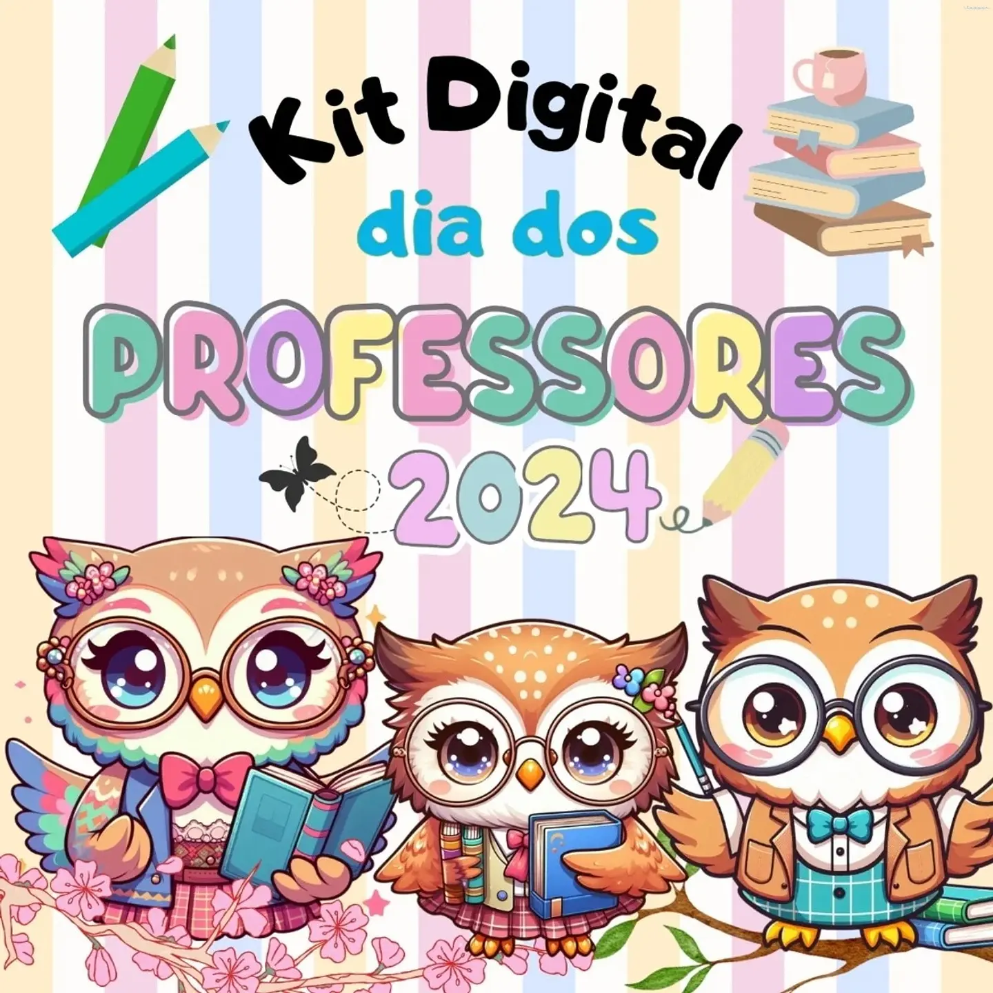 Arquivo Prontos para Imprimir Dia dos Professores Coruja em Pdf 1