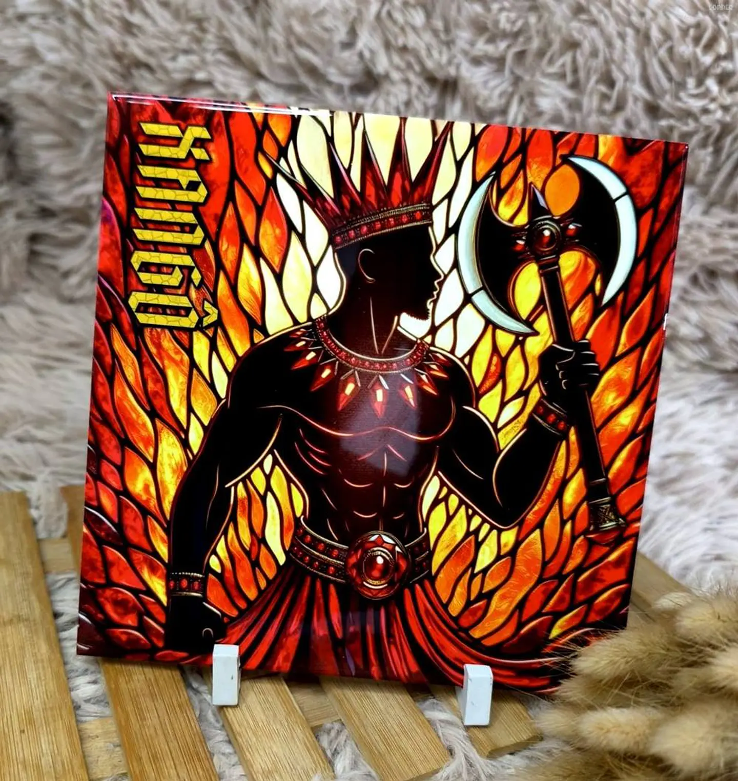 78 Artes para Caneca e Azulejo Orixás Vitral Arquivo em Jpg 6