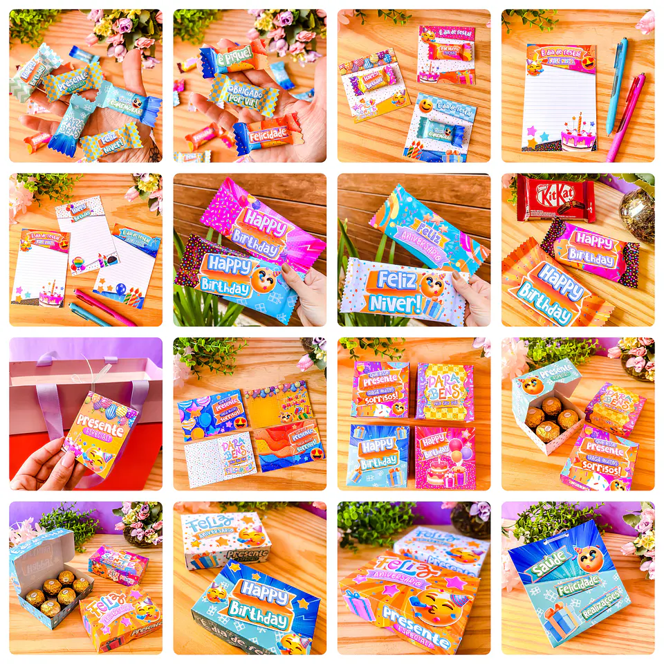 Arquivo de Corte mais Kit Aniversário em Png 2