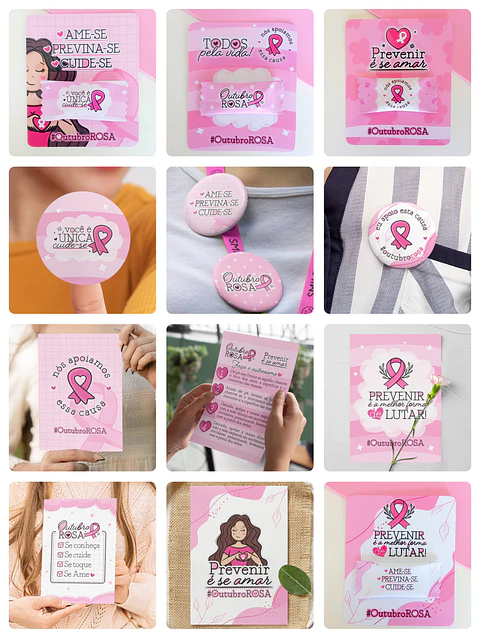 Arquivo de Corte Outubro Rosa em Pdf