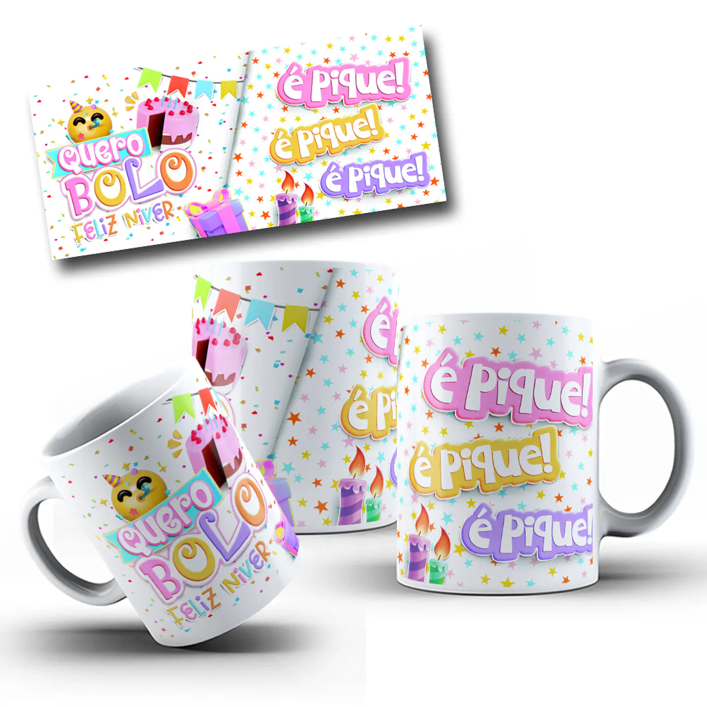 Arquivo de Corte mais Kit Aniversário em Png 5