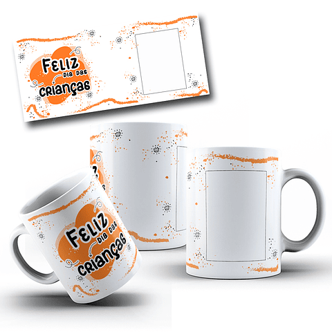 3 Artes para Caneca Dia das Crianças Arquivo em Jpg 