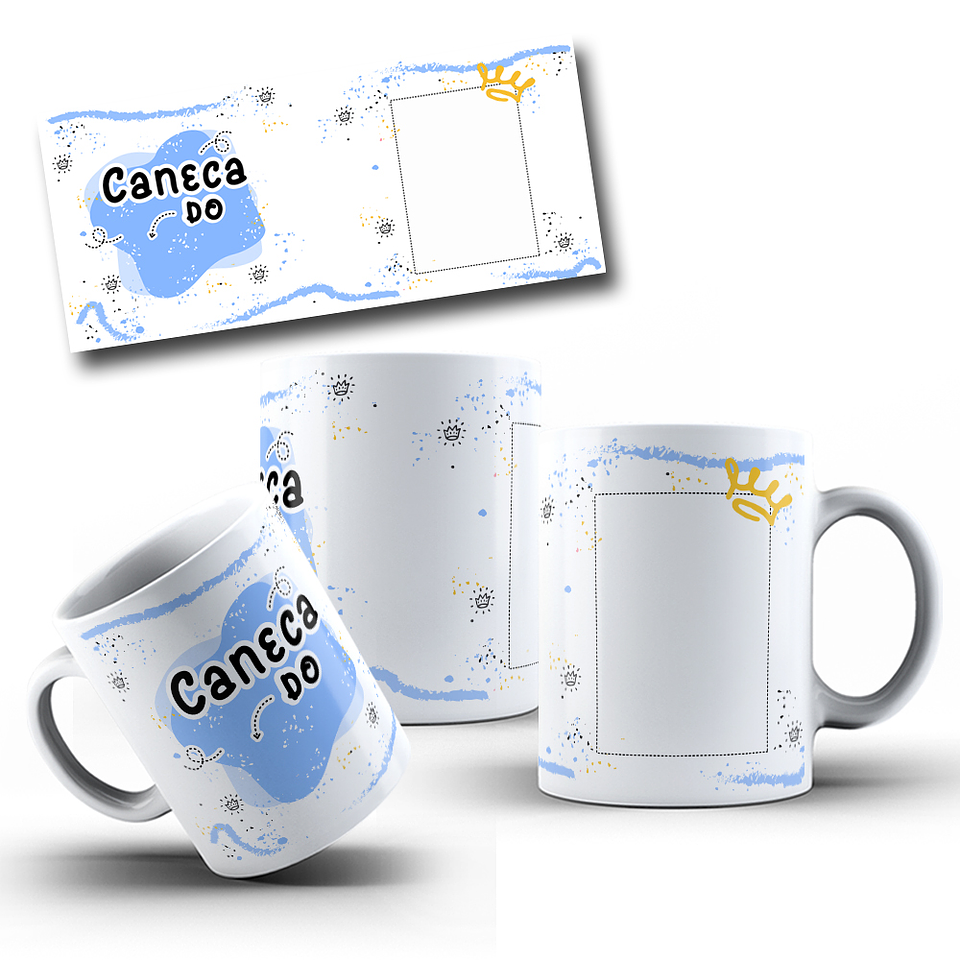 3 Artes para Caneca Dia das Crianças Arquivo em Jpg  3