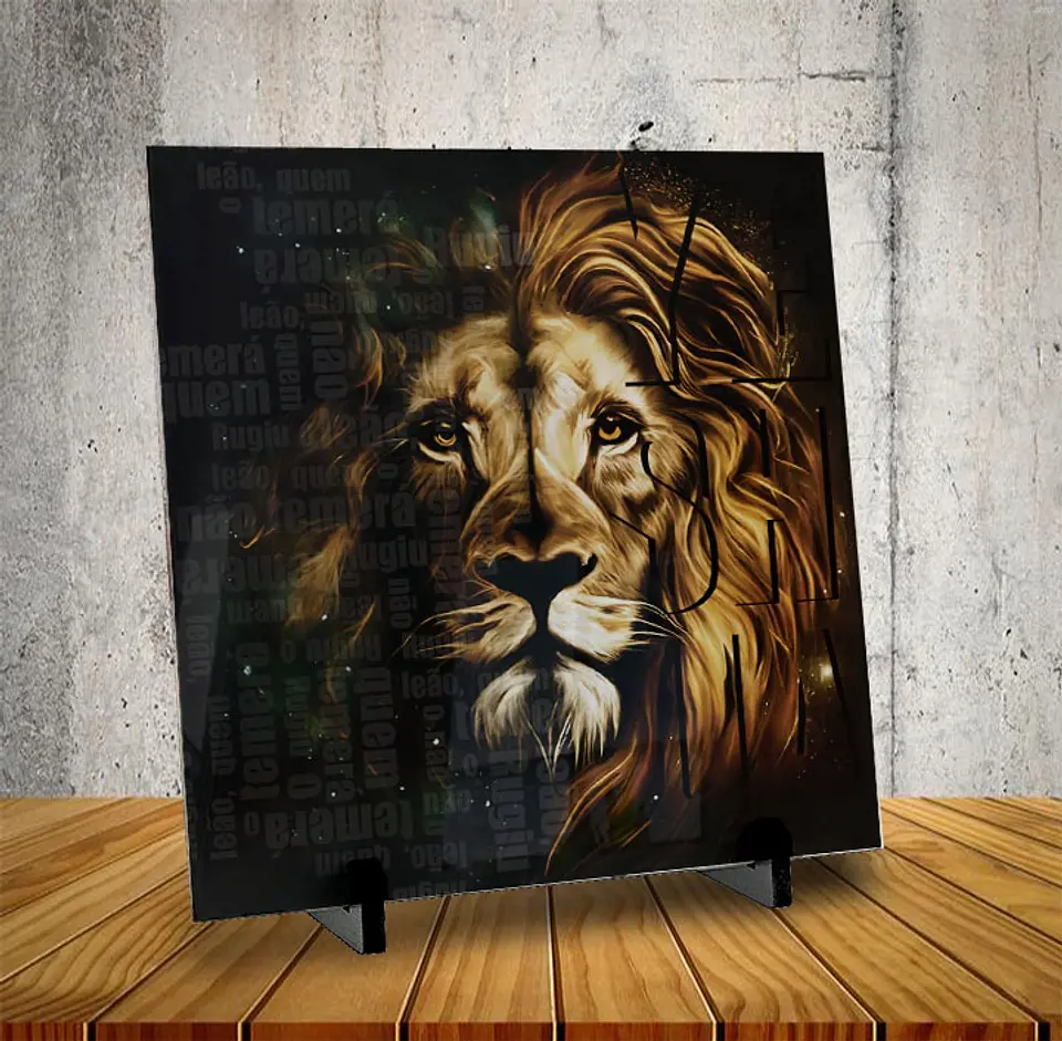 4 Artes para Azulejo Leão de Judá Arquivo Editável 2