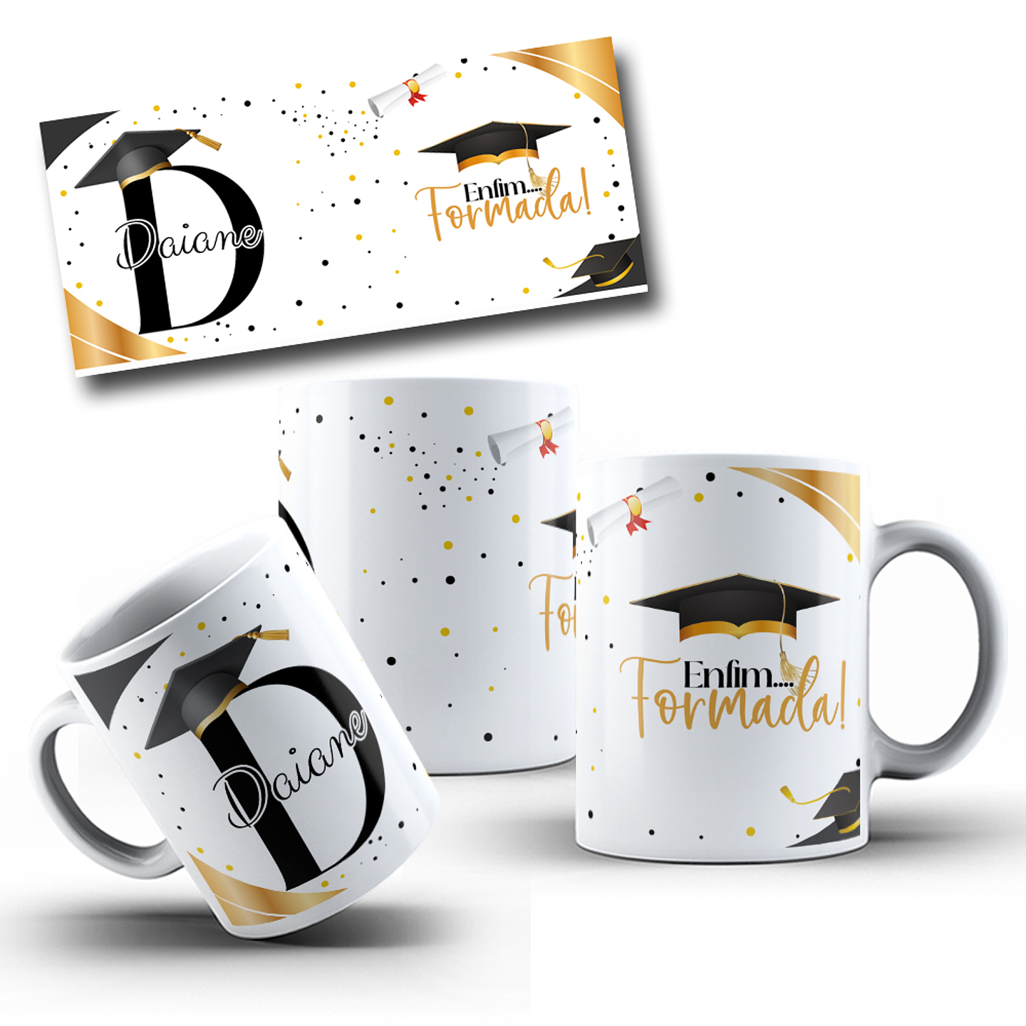 26 Artes para Caneca Alfabeto Formatura Arquivo em Jpg  4