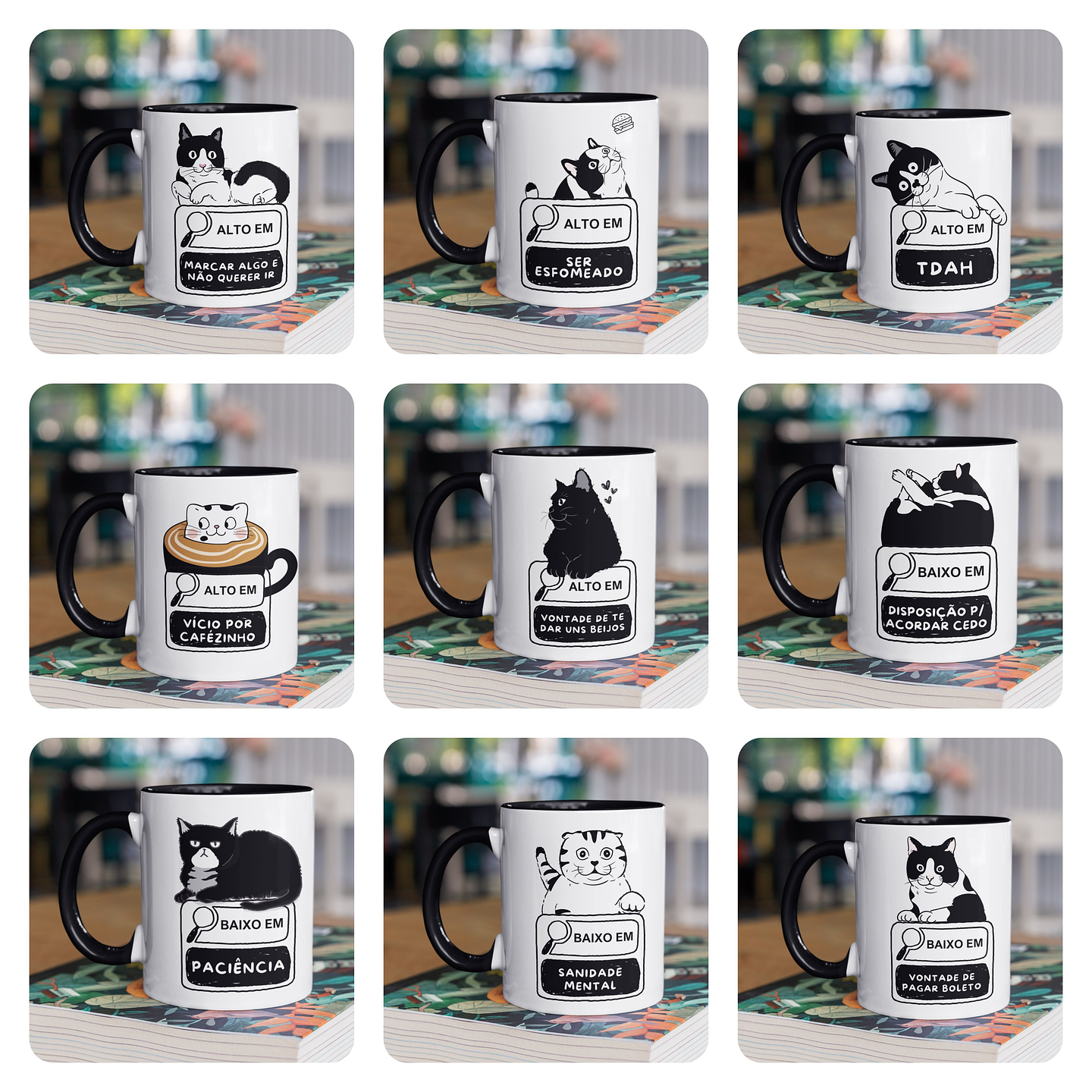 30 Artes para Caneca Versão Gatinhos Alto Arquivo em Jpg  4