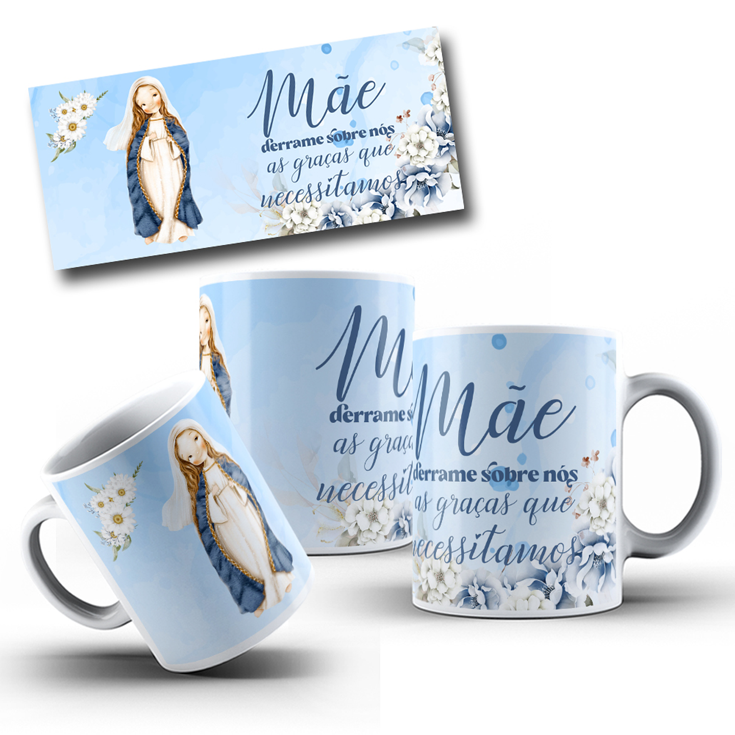 5 Artes para Caneca Nossa Senhora Arquivo em Jpg 2