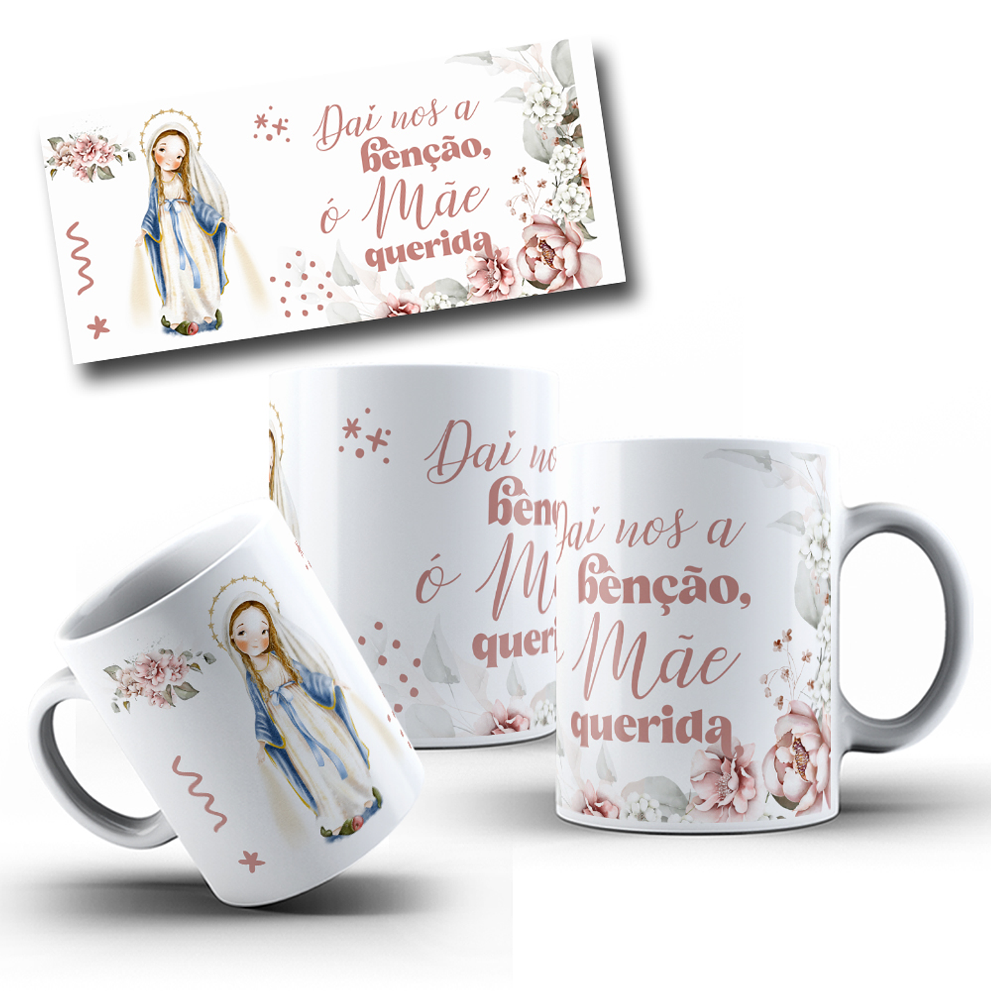5 Artes para Caneca Nossa Senhora Arquivo em Jpg 4