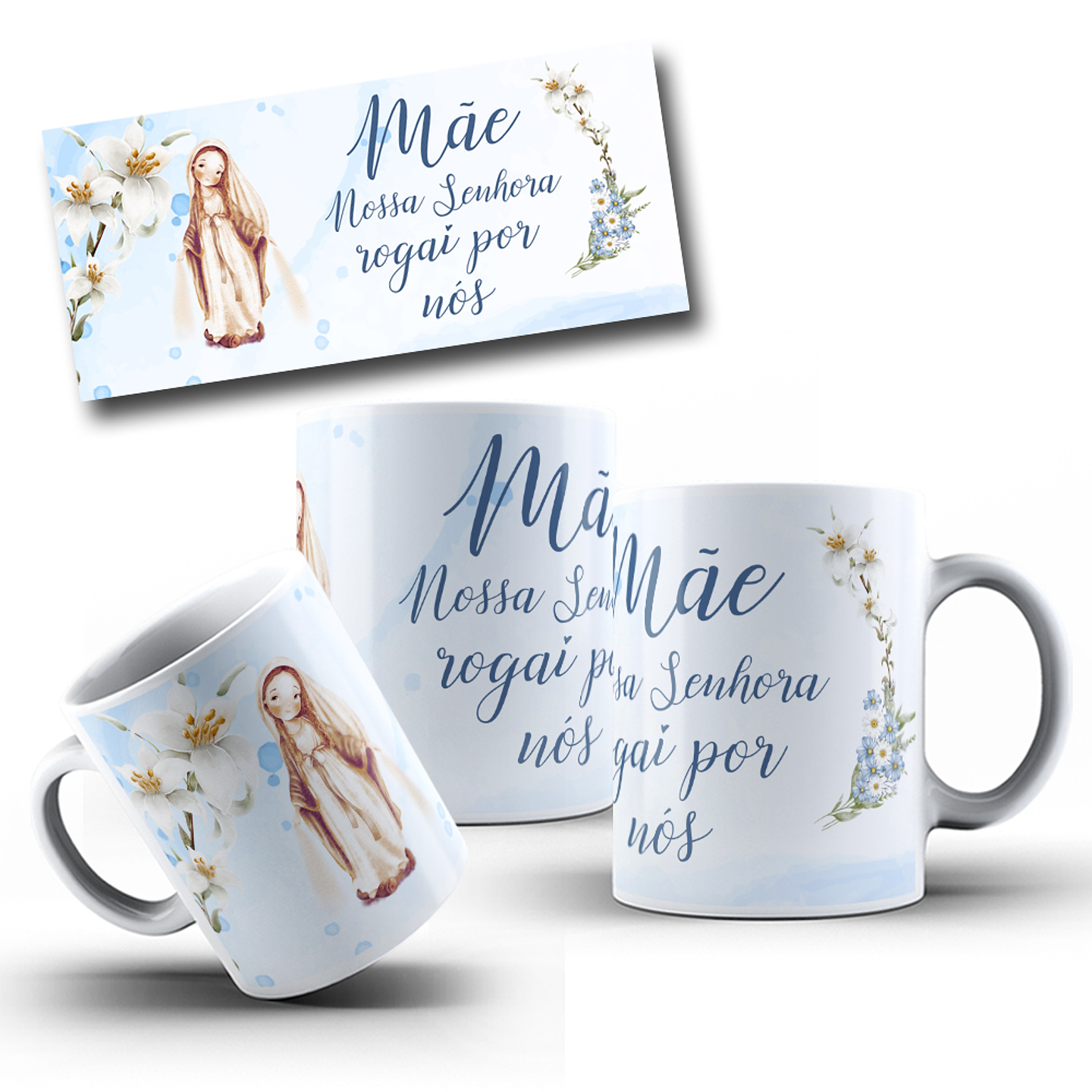 5 Artes para Caneca Nossa Senhora Arquivo em Jpg 5