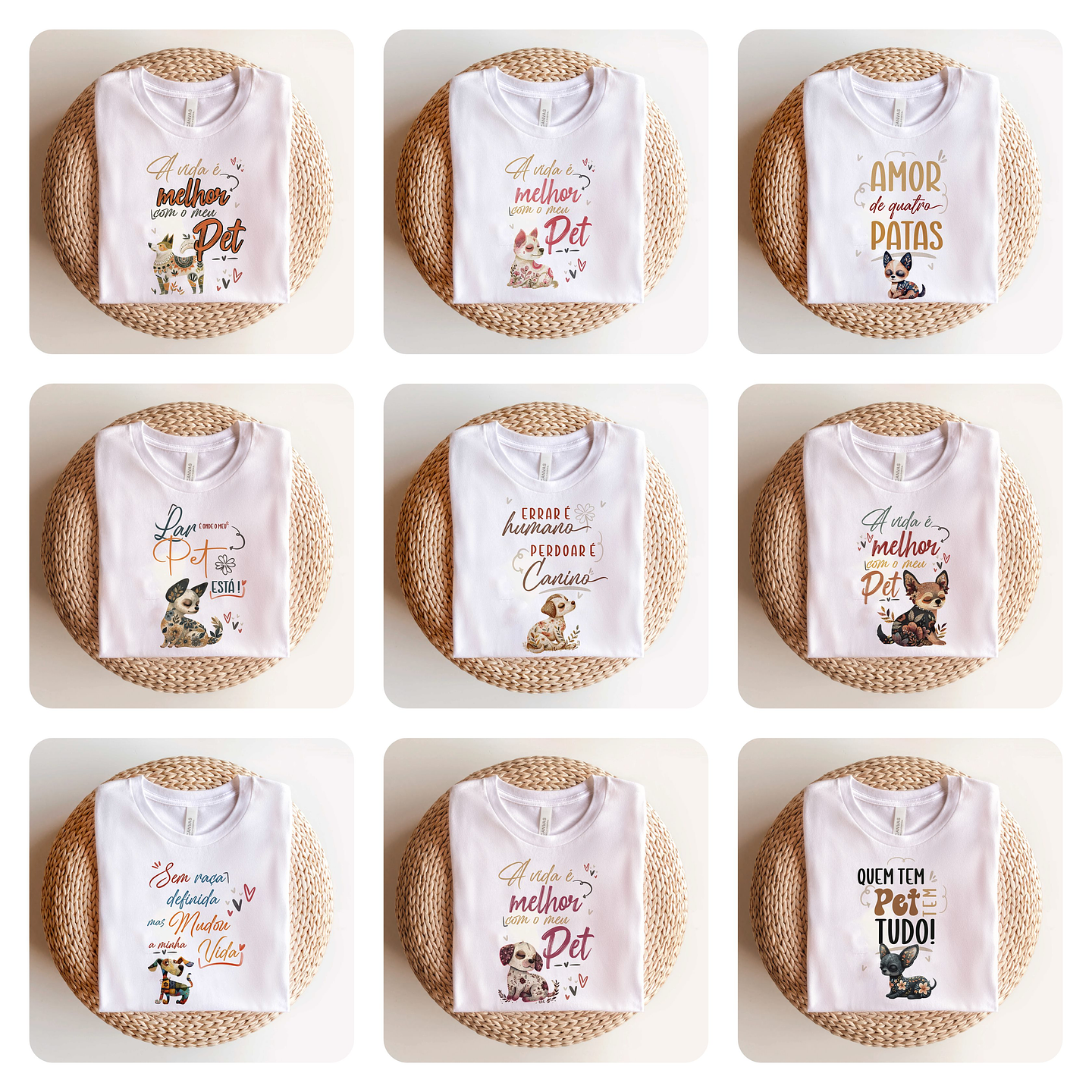 40 Artes para Canecas e Camisas Pets Doguinhos Arquivo em Png  1