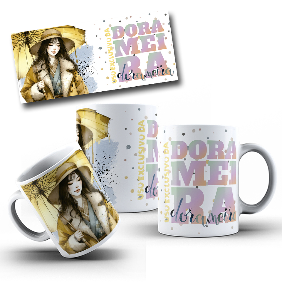 7 Artes para Caneca Dorameira Dorama Arquivo em Jpg 2