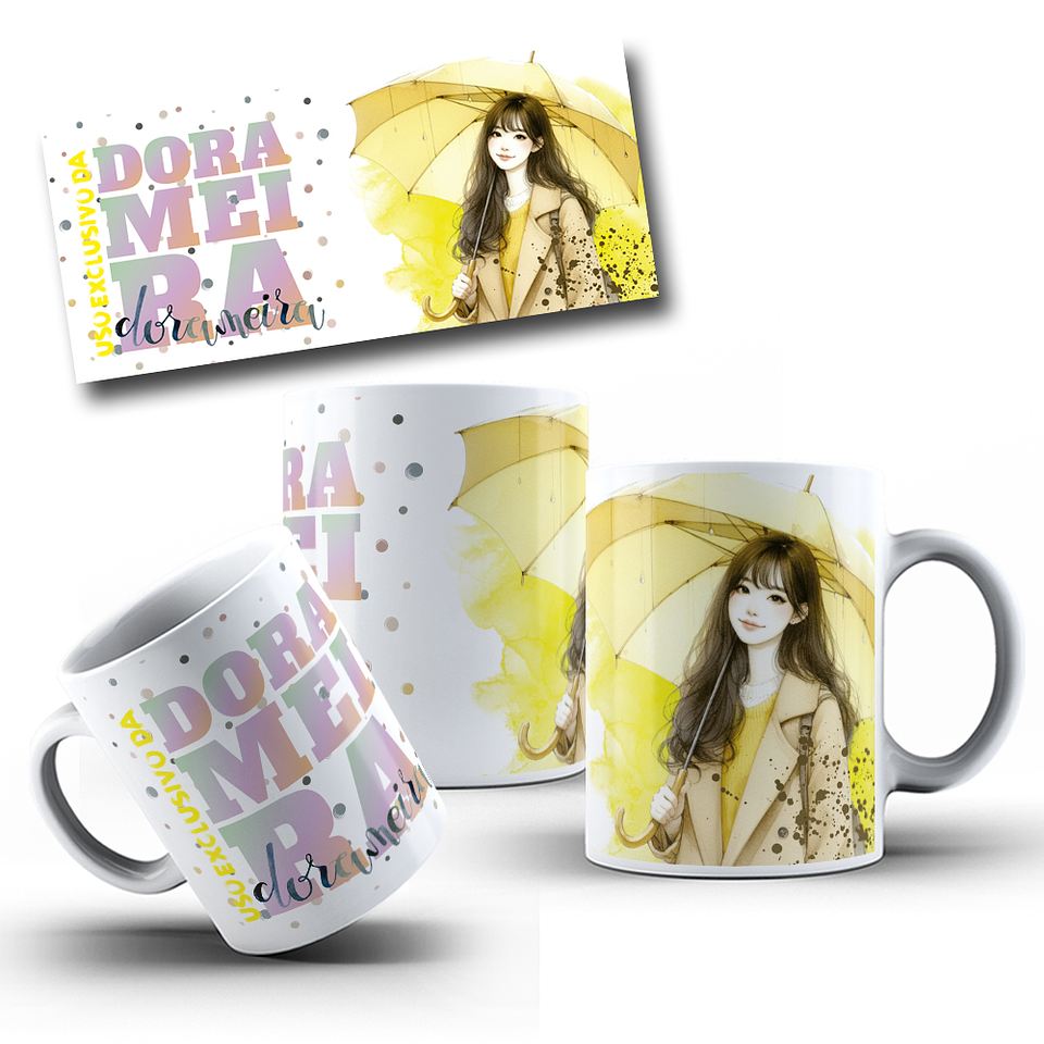 7 Artes para Caneca Dorameira Dorama Arquivo em Jpg 4