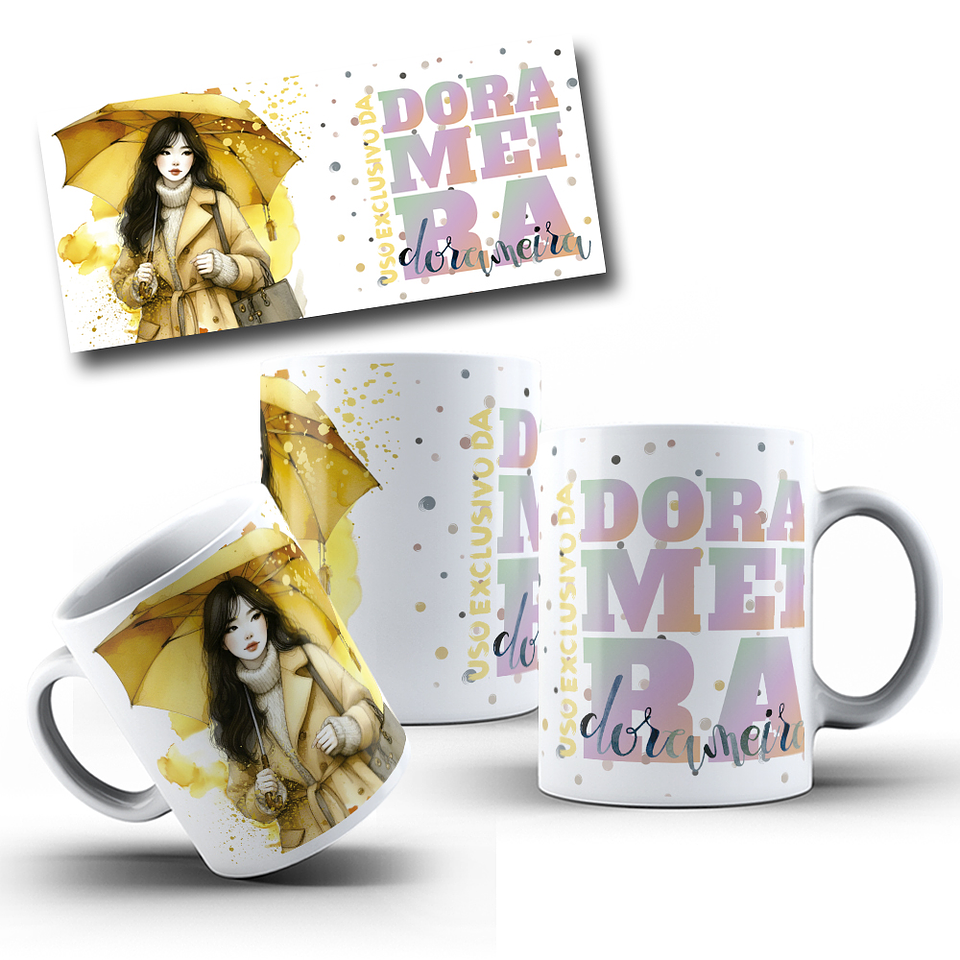 7 Artes para Caneca Dorameira Dorama Arquivo em Jpg 5
