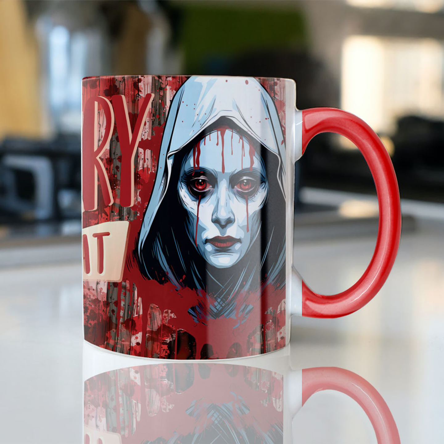 7 Artes para Caneca Halloween Scary Arquivo Editável 2