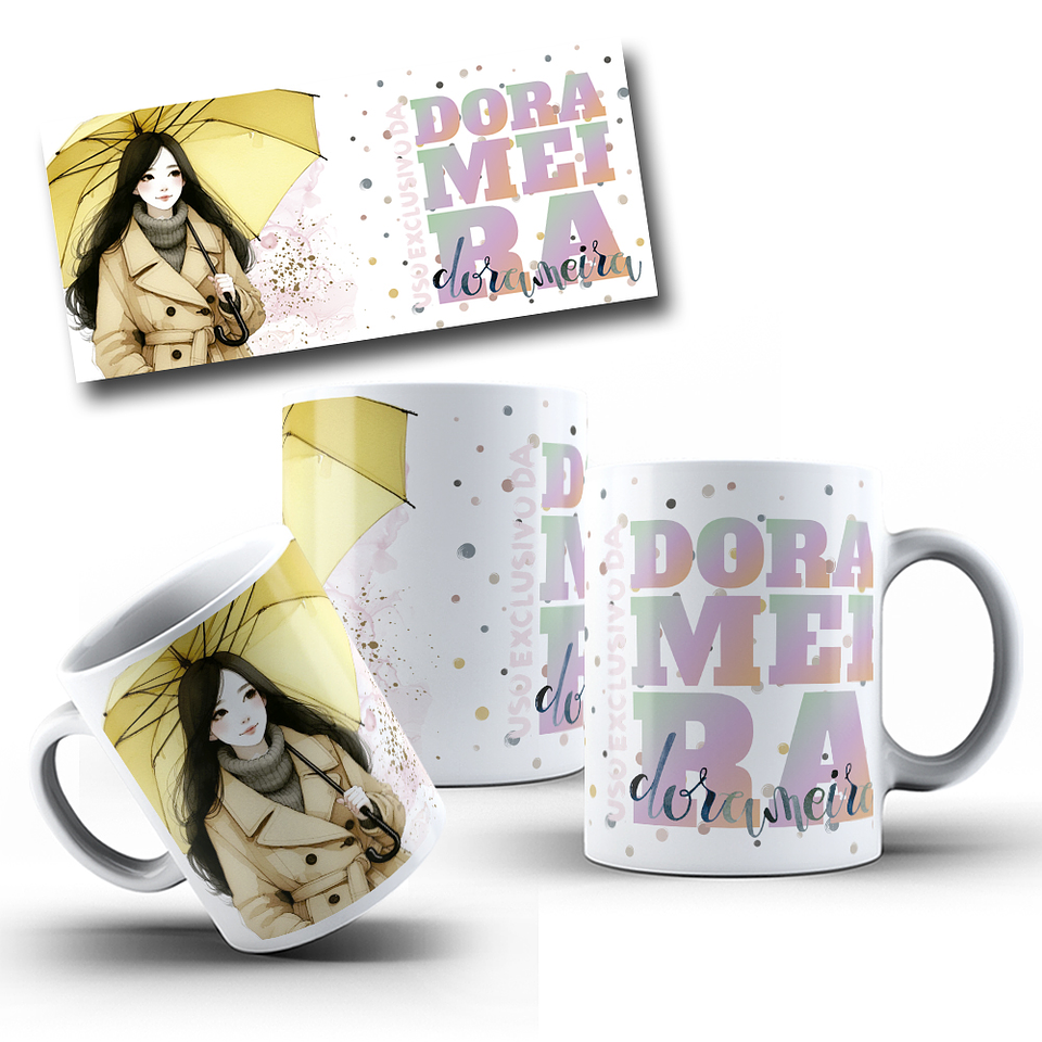7 Artes para Caneca Dorameira Dorama Arquivo em Jpg 7